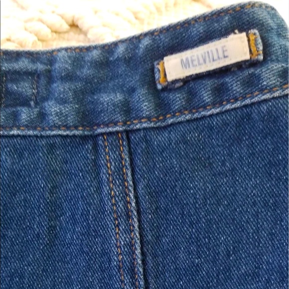 Brandy Melville Button Up Jean Skirt - Picture 3 of 3